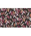PAPIER PEINT INTISSE FOLIAGE VIOLET NOIR - GENTLE - 10 X 1,06M