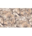 PAPIER PEINT INTISSE GR VIEW BRUN BEIGE - GENTLE - 10 X 1,06M
