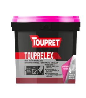 Enduit de rebouchage allégé Touprelex Toupret 4L