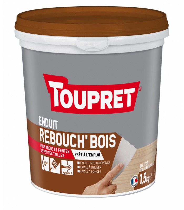 Toupret Enduit de rebouchage Rebouch'Bois en pâte