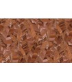 PAPIER PEINT INTISSE SERENADE TERRACOTTA - ELLE DECORATION 4 - 10 X 1,06M