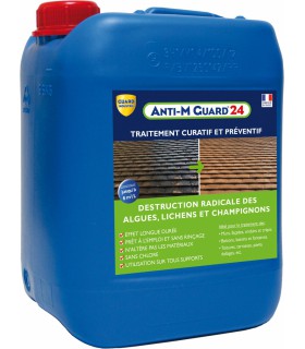 Anti-M Guard 24 Traitement curatif et préventif anti-mousse anti dépôt vert Anti-M Guard 24 Traitement curatif et préventif anti-mousse anti dépôt vert