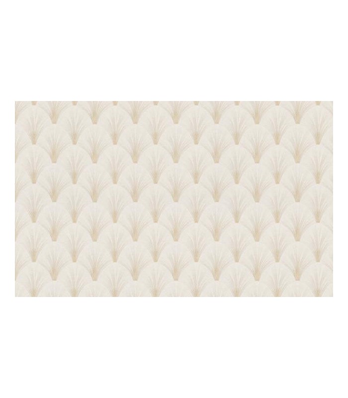 PAPIER PEINT INTISSE AVANTGARDE BEIGE CREME - ELLE DECORATION 4 - 10 X 1,06M