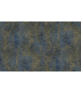 Papier Peint Intisse Shiny Concrete Bleu Or - ELLE DECORATION 4 - 10 X 1,06M