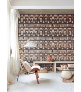 Papier Peint MORELOS CAMEO AMA004 - Collection AMANI - MASUREEL - REF. AMA004