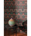 Papier Peint MORELOS VIRIDIS AMA005 - Collection AMANI - MASUREEL - REF. AMA005