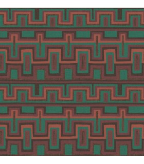 Papier Peint MORELOS VIRIDIS AMA005 - Collection AMANI - MASUREEL - REF. AMA005