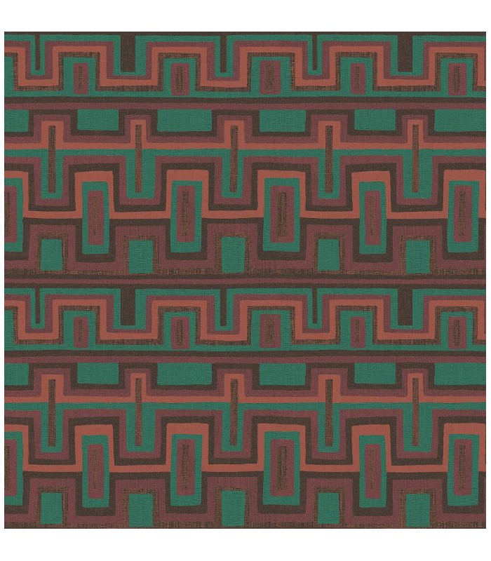Papier Peint MORELOS VIRIDIS AMA005 - Collection AMANI - MASUREEL - REF. AMA005