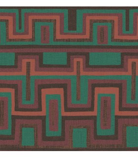 Papier Peint MORELOS VIRIDIS AMA005 - Collection AMANI - MASUREEL - REF. AMA005