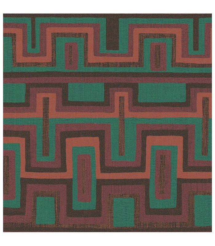 Papier Peint MORELOS VIRIDIS AMA005 - Collection AMANI - MASUREEL - REF. AMA005