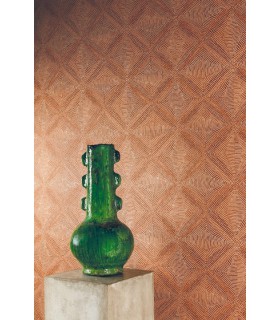 Papier Peint KHANTA SIENNA AMA102 - Collection AMANI - MASUREEL - REF. AMA102