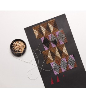 Papier Peint BOLGA COFFEE AMA204 - Collection AMANI - MASUREEL - REF. AMA204