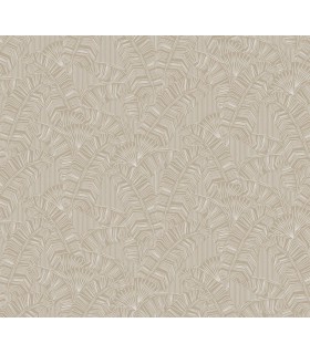 Papier Peint SOLANA WHITE AMA401 - Collection AMANI - MASUREEL - REF. AMA401