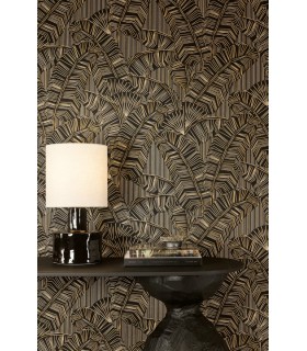 Papier Peint SOLANA GOLD AMA402 - Collection AMANI - MASUREEL - REF. AMA402