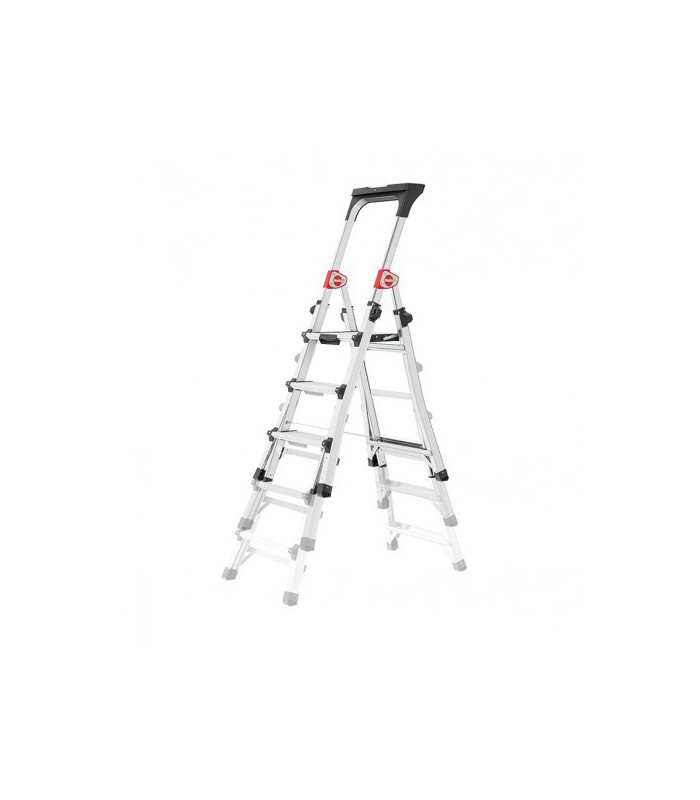 Escabeau telescopique 5 marches Hailo