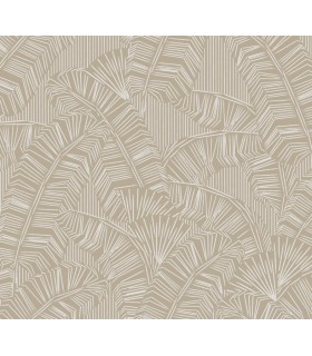 Papier Peint SOLANA WHITE AMA401 - Collection AMANI - MASUREEL - REF. AMA401