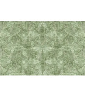 Papier Peint APHELIE VERT METALLIQUE - NATURE PRECIEUSE - CASAMANCE - REF.76620202