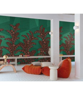Papier Peint YUCATAN VIRIDIS DGAMA2022 260 - Collection AMANI - MASUREEL - REF. DGAMA2022 260