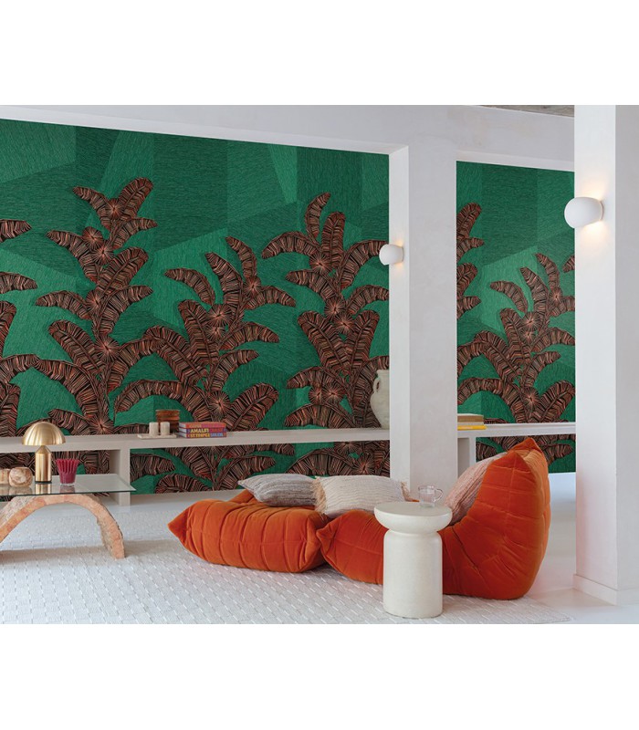 Papier Peint YUCATAN VIRIDIS DGAMA2022 300 - Collection AMANI - MASUREEL - REF. DGAMA2022 300