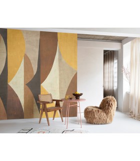 Papier Peint LUANA CURRY DGAMA3012 260 - Collection AMANI - MASUREEL - REF. DGAMA3012 260