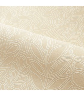 Papier Peint ASTRAGALE IVOIRE  - PALMADORA - CASAMANCE - REF.76680100