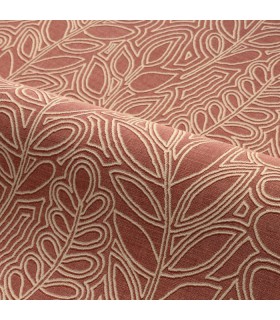 Papier Peint ASTRAGALE TERRACOTTA  - PALMADORA - CASAMANCE - REF.76680814