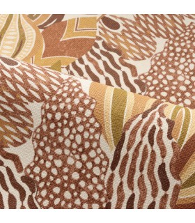 Papier Peint ALFABIA TERRACOTTA  - PALMADORA - CASAMANCE - REF.76691528