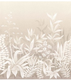 Papier Peint SAONA SABLE BLANC  - PALMADORA - CASAMANCE - REF.76713874