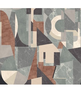 Papier Peint PALAZZI SLATE DGROC1032 260 - Collection ROCK - MASUREEL - REF. DGROC1032 260