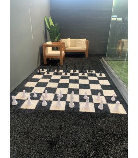 GAZON SYNTHETIQUE COLORE NOIR 24mm - Largeur 4 mètre(s)