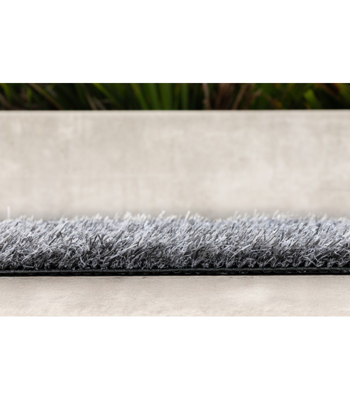Gazon synthétique - Colore gris  - 24mm - Coupe sur mesure - Largeur 4m - Prix au m²