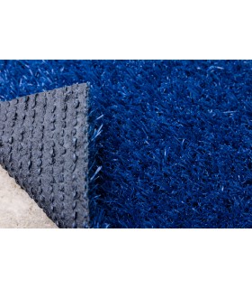 Gazon Synthétique 24mm - COLORE Bleu Foncé -  À La Coupe Sur Mesure - Largeur 4 Mètres