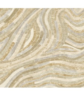 Papier Peint SERPENTINE BEIGE DGROC2013 300 - Collection ROCK - MASUREEL - REF. DGROC2013 300