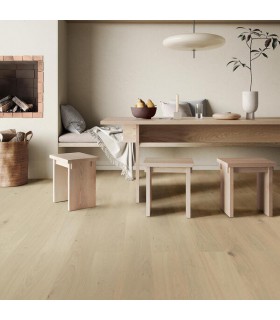 Parquet contrecollé Parqwood XXL Long Silk Naturel 2200 x 210 x 10 mm