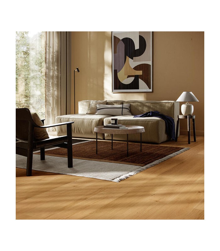 Parquet contrecollé Parqwood XXL Long Ambre Naturel 2200 x 210 x 10 mm