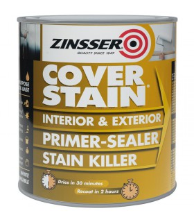 Primaire isolant avant peinture Zinsser Cover Stain blanc Primaire isolant avant peinture Zinsser Cover Stain blanc