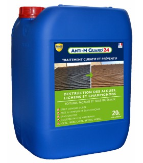 Anti-M Guard 24 Traitement curatif et préventif anti-mousse anti dépôt vert Anti-M Guard 24 Traitement curatif et préventif anti-mousse anti dépôt vert