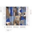 Papier Peint PALAZZI AZUR DGROC1041 260 - Collection ROCK - MASUREEL - REF. DGROC1041 260