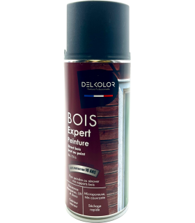 Aérosol Delkolor Peinture Microporeuse spéciale Bois 400ML