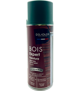 Aérosol Delkolor Peinture Microporeuse spéciale Bois 400ML