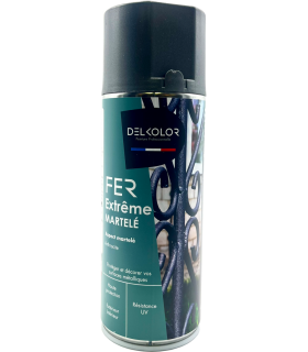 Delkolor Peinture Fer Effet Martelé 400ml – Protège et Décor