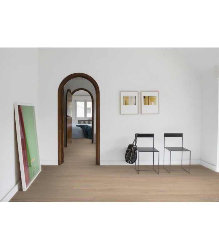 Parquet contrecollé Les Essentiels Regular Chêne Naturel Albâtre 1180 x 130 x 11 mm