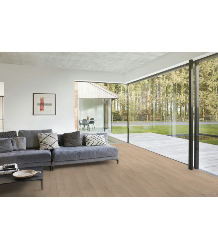 Parquet contrecollé Les Essentiels Regular Chêne Naturel Albâtre 1180 x 130 x 11 mm