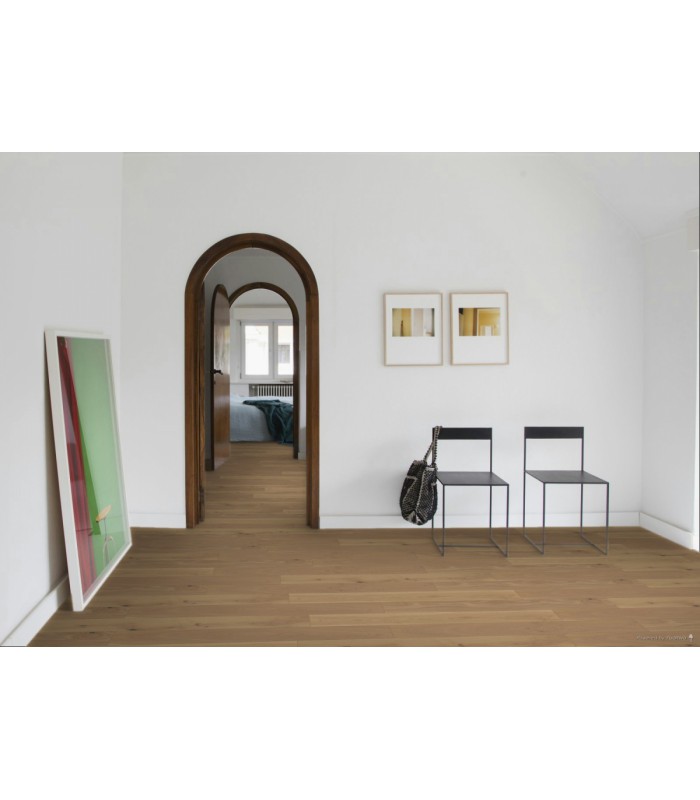 Parquet contrecollé Les Essentiels 3 Frises Chêne Authentique Ambre 1180 x 210 x 13,2 mm
