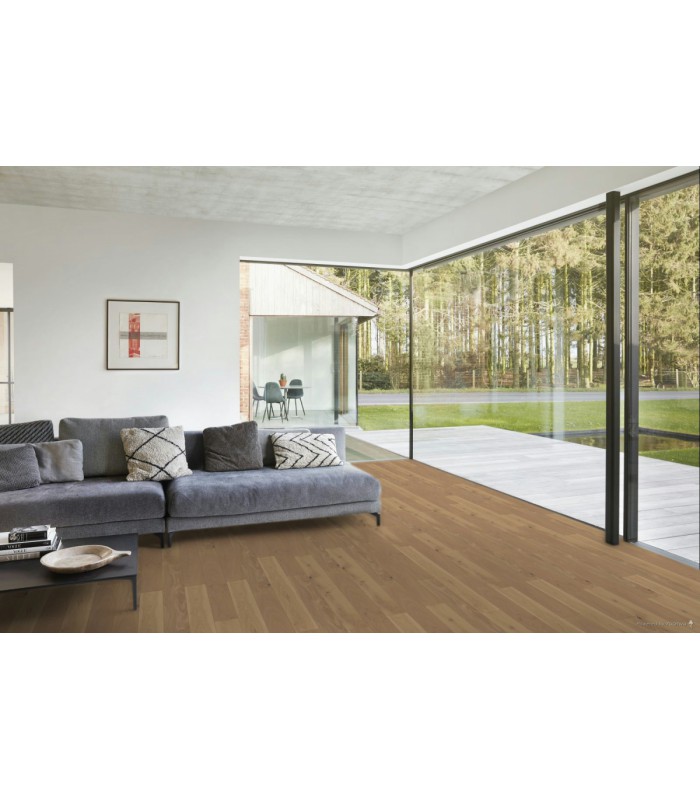 Parquet contrecollé Les Essentiels 3 Frises Chêne Authentique Ambre 1180 x 210 x 13,2 mm