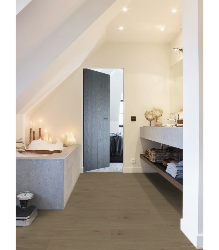 Parquet contrecollé Les Essentiels Regular Chêne Naturel Kaolin 1180 x 130 x 11 mm