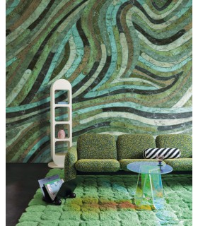 Papier Peint SERPENTINE VERDE DGROC2023 260 - Collection ROCK - MASUREEL - REF. DGROC2023 260