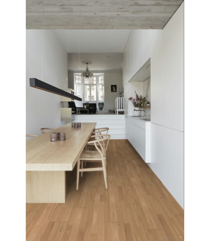 Parquet contrecollé Les Essentiels 3 Frises Chêne Naturel Nature 1180 x 210 x 13,2 mm