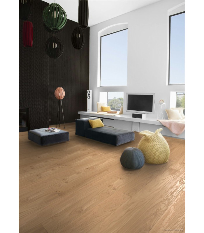 Parquet contrecollé Les Essentiels XL Long Chêne Naturel Nature 1980 x 164 x 13,2 mm