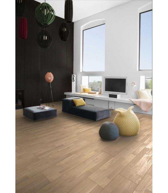 Parquet contrecollé Les Essentiels 3 Frises Chêne Authentique Nude 1180 x 210 x 13,2 mm